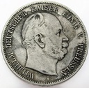 Niemcy 5 Marek Funf Mark 1875 A, Prusy RZADKA