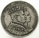 Niemcy, Talar Ein Thaler 1861 Prusy (1) RZADKA