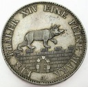 Niemcy, Talar Ein Thaler Pfund 1852 RZADKA