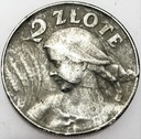 2 zł złote 1925 Kobieta i kłosy żniwiarka