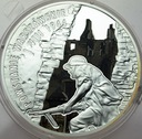 Medal Powstanie Warszawskie, Ag 999 Srebro, 40 mm