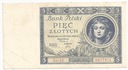 1930 5 zł Pięć złotych Ser. DX