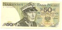 1975 50 zł złotych Świerczewski seria E