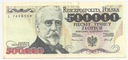 1993 500000 zł złotych Sienkiewicz seria L