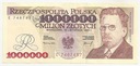 1993 1000000 zł złotych Reymont, seria E