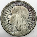 2 zł złote 1932 Głowa kobiety, Polonia SREBRO