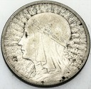 2 zł złote 1933 Głowa kobiety, Polonia SREBRO
