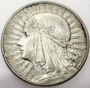5 zł złotych 1932 Głowa kobiety, Polonia SREBRO