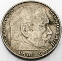 Niemcy 2 marki Niemcy 1937 Hindenburg SREBRO