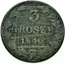 3 Grosze Polskie 1840