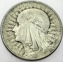 5 zł złotych 1933 Głowa kobiety, Polonia SREBRO