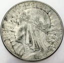 10 zł złotych 1932 Głowa kobiety, babka SREBRO