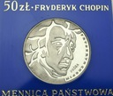 PRÓBA 50 zł złotych 1972 Ag Fryderyk Chopin
