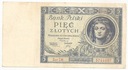 1930 5 zł Pięć złotych Ser. CM