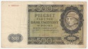 1940 500 zł Pięćset Złotych seria B Góral