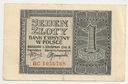 1941 1 zł Jeden Złoty, seria BC