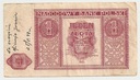 1946 1 zł jeden złoty NAPIS