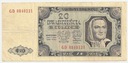 1948 20 zł Dwadzieścia Złotych, seria GD