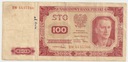 1948 100 zł Sto Złotych, seria BW RZADKI