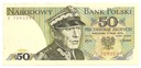 1975 50 złotych Świerczewski seria E JEDNOLITEROWA