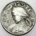 2 zł złote 1925 Kobieta i kłosy, żniwiarka SREBRO
