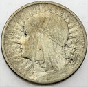 2 zł złote 1933 Głowa kobiety babka Polonia SREBRO