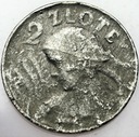 2 zł złote 1925 Kobieta i kłosy, żniwiarka SREBRO