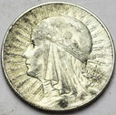 5 zł złotych 1933 Głowa kobiety Polonia SREBRO (9)