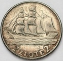 2 zł złote 1936 Żaglowiec Żaglówka SREBRO (26)
