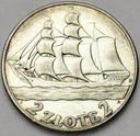 2 zł złote 1936 Żaglowiec Żaglówka SREBRO (27)
