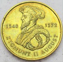 2 zł, złote 1996 Zygmunt II August