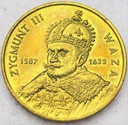 2 zł, złote 1998 Zygmunt III Waza