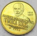 2 zł, złote 1999 Ernest Malinowski Peru