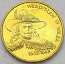 2 zł, złote 1999 Władysław IV Waza