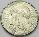 10 zł złotych 1932 Głowa kobiety babka SREBRO (36)