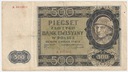 1940 500 zł Pięćset Złotych seria A Góral