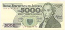 1988 5000 zł złotych Fryderyk Chopin seria DW
