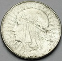 5 zł złotych 1933 Głowa kobiety Polonia SREBRO (1)