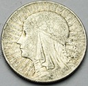 5 zł złotych 1933 Głowa kobiety Polonia SREBRO (3)