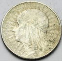 5 zł złotych 1933 Głowa kobiety Polonia SREBRO (5)