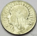 5 zł złotych 1933 Głowa kobiety Polonia SREBRO (9)