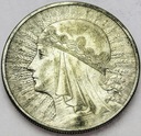 10 zł złotych 1932 Głowa kobiety babka SREBRO (13)