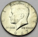 USA 1/2 Half dolara 1967 Kennedy INWESTYCJA