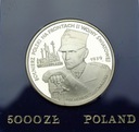 5000 zł złotych 1989 Westerplatte Sucharski