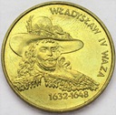 2 zł, złote 1999 Władysław IV Waza