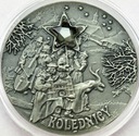 20 zł złotych 2001 Kolędnicy PIĘKNA RÓWNA OKSYDA