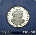 100 zł złotych 1975 Helena Modrzejewska