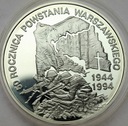 300000 zł złotych 1994 Powstanie Warszawskie