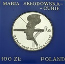 100 zł złotych 1974 Maria Skłodowska-Curie POŁYSK