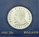 100 zł złotych 1977 Henryk Sienkiewicz POŁYSK